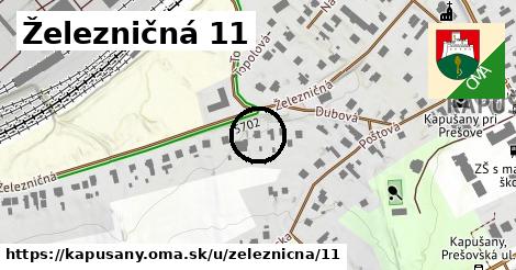 Železničná 11, Kapušany