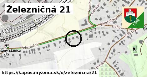 Železničná 21, Kapušany