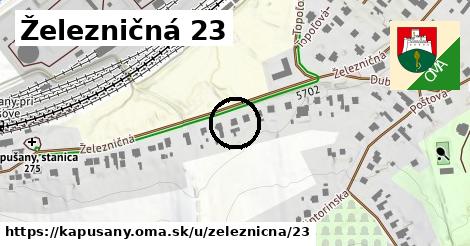 Železničná 23, Kapušany