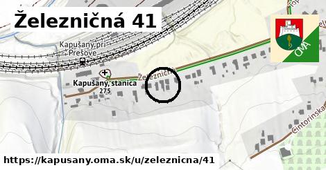 Železničná 41, Kapušany