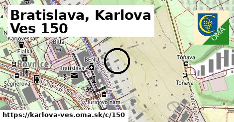 Bratislava, Karlova Ves <span class="supisne">150</span>