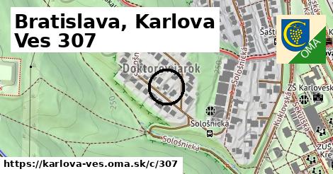 Bratislava, Karlova Ves <span class="supisne">307</span>