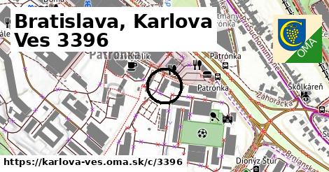 Bratislava, Karlova Ves <span class="supisne">3396</span>
