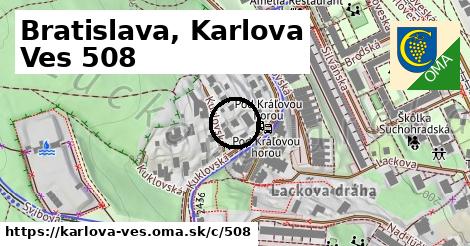 Bratislava, Karlova Ves <span class="supisne">508</span>