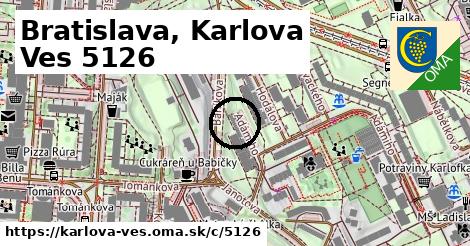 Bratislava, Karlova Ves <span class="supisne">5126</span>