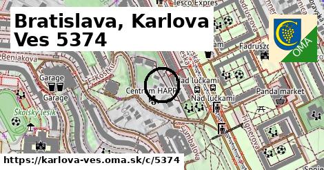 Bratislava, Karlova Ves <span class="supisne">5374</span>