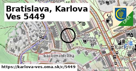 Bratislava, Karlova Ves <span class="supisne">5449</span>