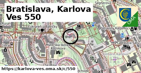 Bratislava, Karlova Ves <span class="supisne">550</span>