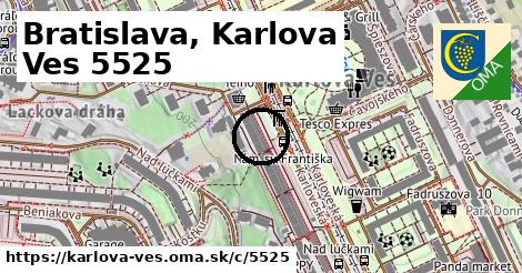 Bratislava, Karlova Ves <span class="supisne">5525</span>