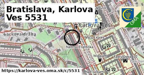 Bratislava, Karlova Ves <span class="supisne">5531</span>