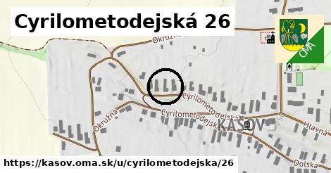 Cyrilometodejská 26, Kašov