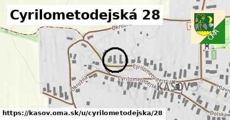 Cyrilometodejská 28, Kašov