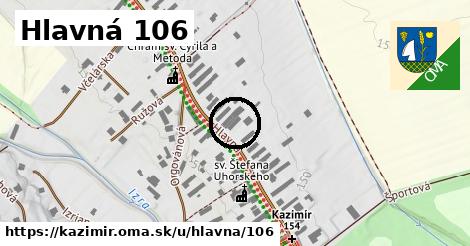 Hlavná 106, Kazimír