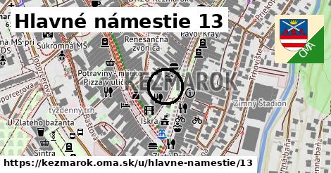 Hlavné námestie 13, Kežmarok