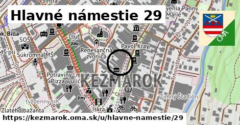 Hlavné námestie 29, Kežmarok