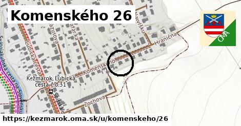 Komenského 26, Kežmarok