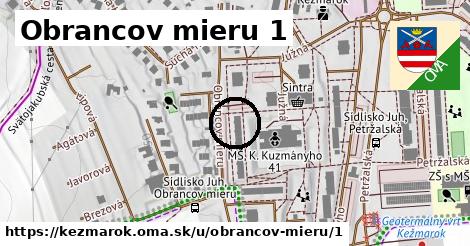 Obrancov mieru 1, Kežmarok