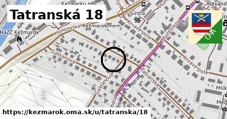 Tatranská 18, Kežmarok