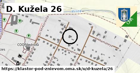 D. Kužela 26, Kláštor pod Znievom