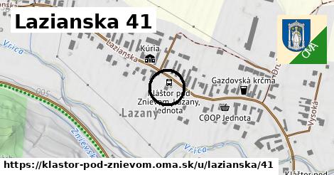 Lazianska 41, Kláštor pod Znievom