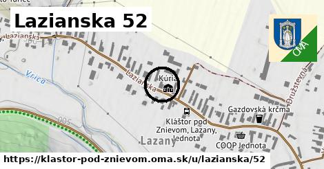 Lazianska 52, Kláštor pod Znievom