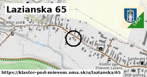 Lazianska 65, Kláštor pod Znievom