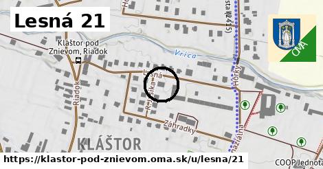 Lesná 21, Kláštor pod Znievom