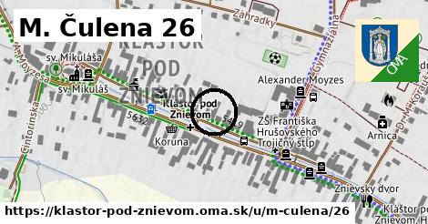 M. Čulena 26, Kláštor pod Znievom