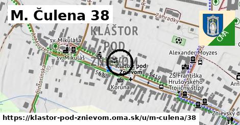 M. Čulena 38, Kláštor pod Znievom