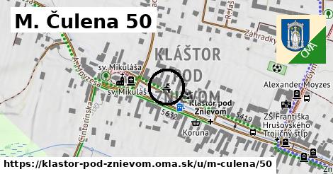 M. Čulena 50, Kláštor pod Znievom