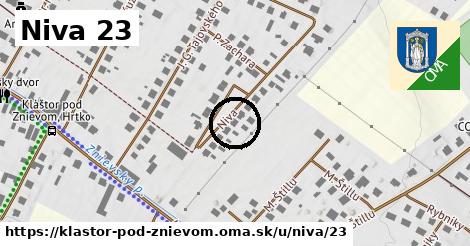 Niva 23, Kláštor pod Znievom