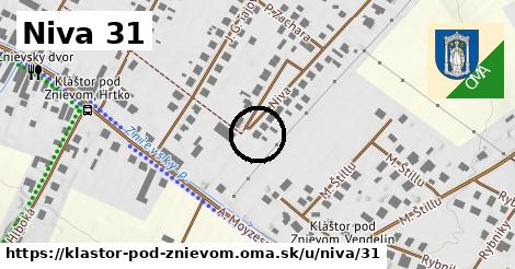 Niva 31, Kláštor pod Znievom