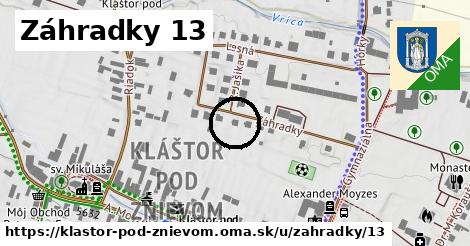Záhradky 13, Kláštor pod Znievom