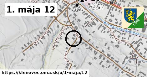 1. mája 12, Klenovec