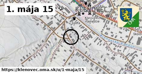 1. mája 15, Klenovec