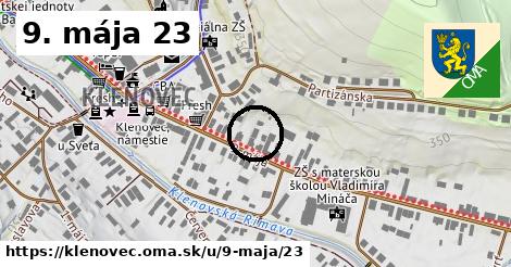 9. mája 23, Klenovec