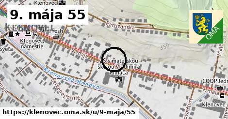 9. mája 55, Klenovec