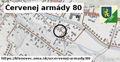 Červenej armády 80, Klenovec