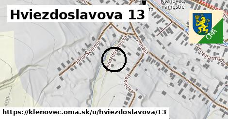 Hviezdoslavova 13, Klenovec