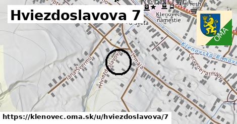 Hviezdoslavova 7, Klenovec