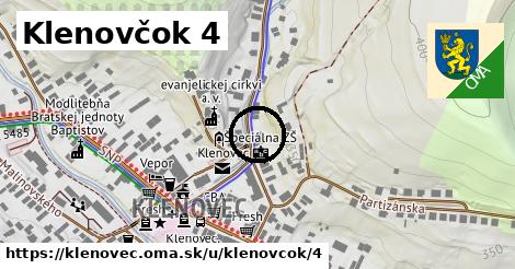 Klenovčok 4, Klenovec