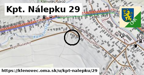 Kpt. Nálepku 29, Klenovec