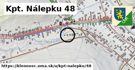 Kpt. Nálepku 48, Klenovec