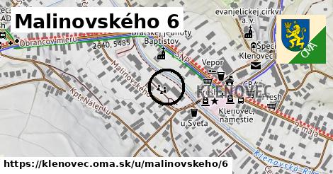 Malinovského 6, Klenovec