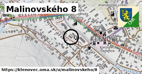 Malinovského 8, Klenovec