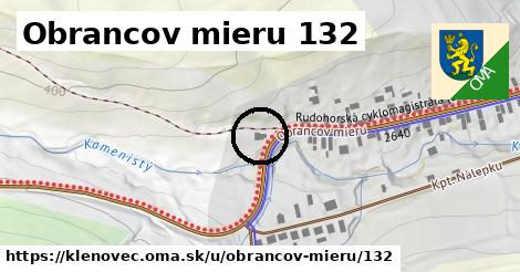 Obrancov mieru 132, Klenovec