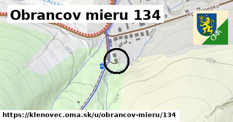 Obrancov mieru 134, Klenovec