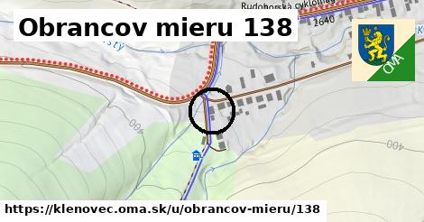 Obrancov mieru 138, Klenovec