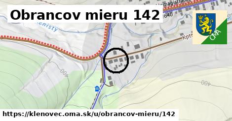 Obrancov mieru 142, Klenovec