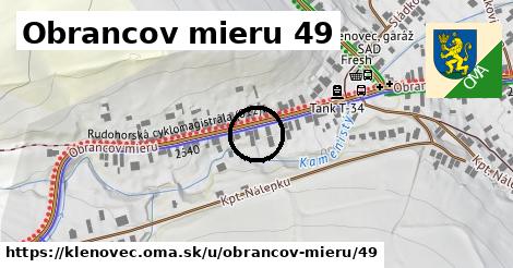 Obrancov mieru 49, Klenovec